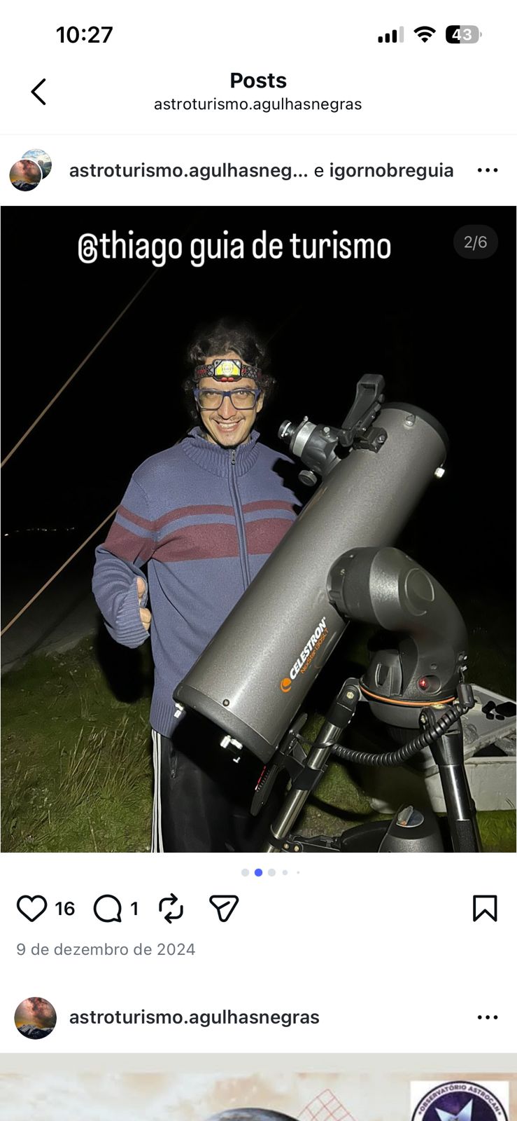 Instagram - Astroturismo